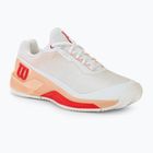 Γυναικεία παπούτσια τένις Wilson Rush Pro 4.0 Clay λευκό/ροδακινί parfait/infrared