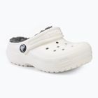 Crocs Classic Lined Clog Παιδικά σανδάλια λευκό/γκρι