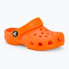 Παιδικές παντόφλες Crocs Classic Clog T orange zing