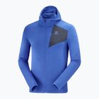 Ανδρικά Salomon Outline FZ Hoodie fleece φούτερ μπλε LC1787900