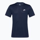 Ανδρικό μπλουζάκι Nike Sportswear Club black midnight navy/white T-shirt