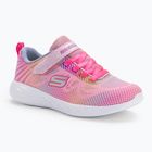SKECHERS Go Run 600 Shimmer Speeder παιδικά παπούτσια προπόνησης ανοιχτό ροζ/multi
