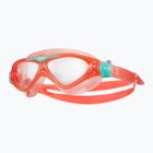 Μάσκα κολύμβησης TYR Rogue clear/coral/turquoise