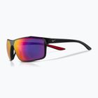 Ανδρικά γυαλιά ηλίου Nike Windstorm μαύρο ματ/καθαρό pltnm/χρωματική απόχρωση πεδίου