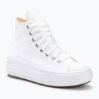 Converse γυναικεία αθλητικά παπούτσια Chuck Taylor All Star Move Platform Hi λευκό/φυσικό ιβουάρ/μαύρο