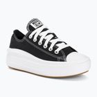 Γυναικεία αθλητικά παπούτσια Converse Chuck Taylor All Star Move Canvas Platform Ox μαύρο/λευκό/λευκό