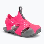 Παιδικά σανδάλια Nike Sunray Protect 2 hyper pink/γκρι καπνογόνο/φούξια λάμψη