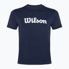 Ανδρικό μπλουζάκι τένις Wilson Team Graphic classic navy script