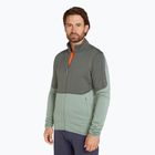 Ανδρικό Icebreaker Merino 400 RealFleece Descender LS Zip galaxy/ moss/ cb φούτερ