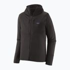 Ανδρική φούτερ πεζοπορίας Patagonia R1 Thermal Full Zip Hoody black