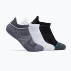 HOKA No-Show Run Socks 3 ζευγάρια λευκές/μαύρες/γκρι κάλτσες