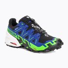 Ανδρικά παπούτσια για τρέξιμο Salomon Spikecross 6 GTX μαύρο/surf the web/green gecko