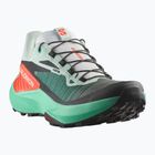 Salomon Genesis bay/electric green/cherry γυναικεία παπούτσια για τρέξιμο