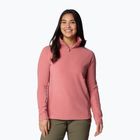 Γυναικείο φούτερ φλις Columbia Glacial IV 1/2 Zip pink agave