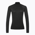 Γυναικείο Smartwool Thermal Merino Rib Turtleneck T-shirt μαύρο SW016690010