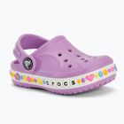 Παιδικές παντόφλες Crocs Bayaband Charm Band Clog Toddler orchid