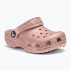 Παιδικές παντόφλες Crocs Classic Glitter Clog Toddler quartz glitter