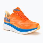 Ανδρικά παπούτσια τρεξίματος HOKA Clifton 9 Wide vibrant orange/impala