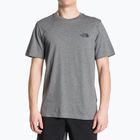 Ανδρικό The North Face Simple Dome Tee μεσαίο γκρι μπλουζάκι από ρείκι