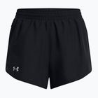 Under Armour Fly By 3" γυναικείο σορτς για τρέξιμο μαύρο/μαύρο/ανακλαστικό