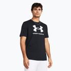 Ανδρικό t-shirt Under Armour Sportstyle Logo Update μαύρο/λευκό