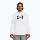 Ανδρικό φούτερ Under Armour Rival Terry Graphic Hood white/black