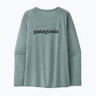 Γυναικείο μακρυμάνικο Patagonia Cap Cool Daily Graphic Shirt - Waters casting logo/thermal blue x-dye