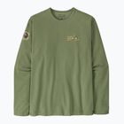 Ανδρικό φούτερ Patagonia Lightweight Unity Fitz Wildrise Crew terrain green