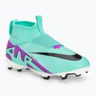 Παιδικές μπότες ποδοσφαίρου Nike Jr Zoom Mercurial Superfly 9 Academy FG/MG hyper turquoise/μαύρο/λευκό/φούξια όνειρο