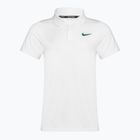 Ανδρικό Nike Court Dri-Fit Advantage Tennis Polo Shirt λευκό/μαλκίτης