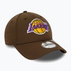 Ανδρικό καπέλο μπέιζμπολ New Era Repreve 9Forty Los Angeles Lakers dark brown