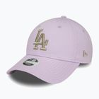 Γυναικείο New Era Metallic Logo 9Forty Los Angeles Dodgers καπέλο μπέιζμπολ παστέλ μωβ