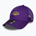 Ανδρικό καπέλο μπέιζμπολ New Era Home Field 9Forty Trucker Los Angeles Lakers μωβ