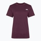 Γυναικείο μπλουζάκι New Balance Essentials Jersey plum brown