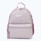 Nike Brasilia Just Do It Mini 11 l παιδικό αστικό σακίδιο πλάτης πλατινέ βιολετί/ δαμασκηνί/ λευκό