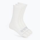 HOKA Crew Run Socks 3 ζευγάρια λευκό/λευκό/λευκό