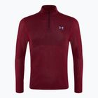 Ανδρικό Under Armour Seamless Stride 1/4 Zip τρέξιμο φούτερ φούτερ δρομέας κόκκινο/ανακλαστικό