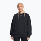 Under Armour γυναικείο Rival Fleece OS Crew μαύρο/λευκό φούτερ