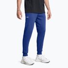 Under Armour ανδρικό παντελόνι Rival Fleece Joggers τεχνικό μπλε/λευκό παντελόνι