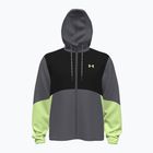 Under Armour Legacy Windbreaker castlerock/morph green ανδρικό μπουφάν προπόνησης