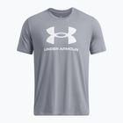 Ανδρικό t-shirt Under Armour Sportstyle Logo Update ατσάλι/λευκό