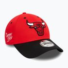 Καπέλο μπέιζμπολ New Era Side Patch 940 Bulls red