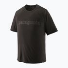 Ανδρικό T-shirt Patagonia Capilene Cool Trail Graphic outline text logo/μαύρο