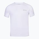 Ανδρικό T-shirt Babolat Play Crew Neck λευκό/λευκό