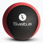 Sveltus Medicine Ball Καουτσούκ 4 kg κόκκινο/ μαύρο