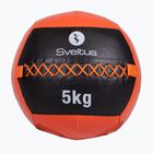 Sveltus Wall Ball 5 kg μαύρο/κόκκινο