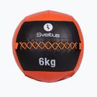 Sveltus Wall Ball 6 kg μαύρο/κόκκινο