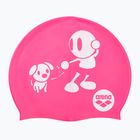 Παιδικό καπέλο κολύμβησης arena Kun Cap ροζ 91552/901