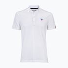 Ανδρικό μπλουζάκι τένις Tecnifibre Polo Pique λευκό 25POlOPIQ