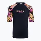 Παιδικό μπλουζάκι κολύμβησης ROXY Active Joy Lycra 2021 anthracite zebra jungle girl